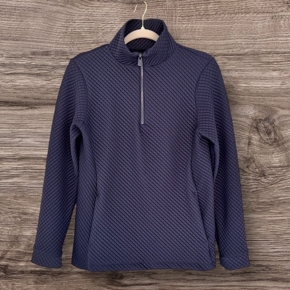 Dudley Stephens Pocomo Pullover Waffle Navy Blue XS - Picture 6 of 9